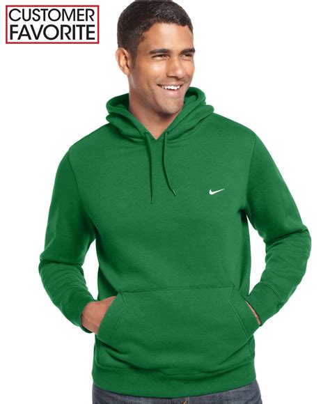 nike green pullover hoodie